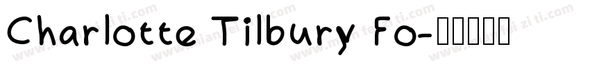 Charlotte Tilbury Fo字体转换